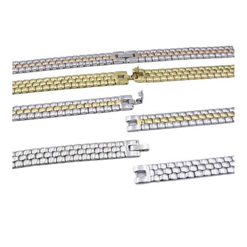 Bracelet montre acier 12mm adaptable toutes marques maille céramique