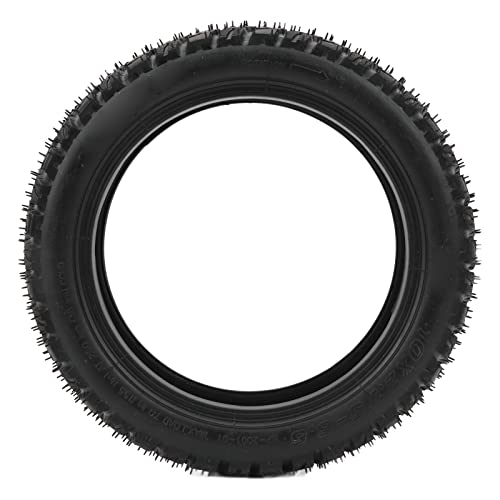 POENVFPO 10x2.75?6.5 Tubeless Tire, Lightweight Rubber Scooter Tire 10 Inch Shockproof Tubeless Tyre Replacement for Electric Scooter