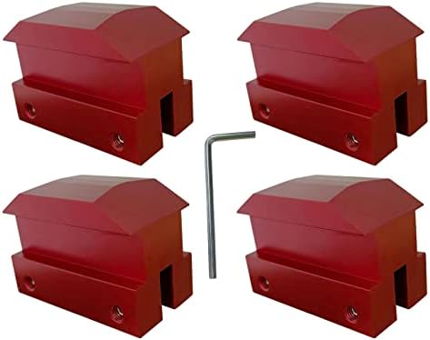 KSJED Jack Lift Pad Anodized Aluminum for Camaro 6th Gen for Chevrolet Jack Pad 2012 2016 2017 2018 2019 2021, 4 Pcs