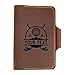 Turbosnail Personalized Leather Golf Scorecard Holder Cover, Handmade Yardage Book Cover Holder With Pencil Holder, Custom Leather Yardage Book Cover Holder, Golf Gift
