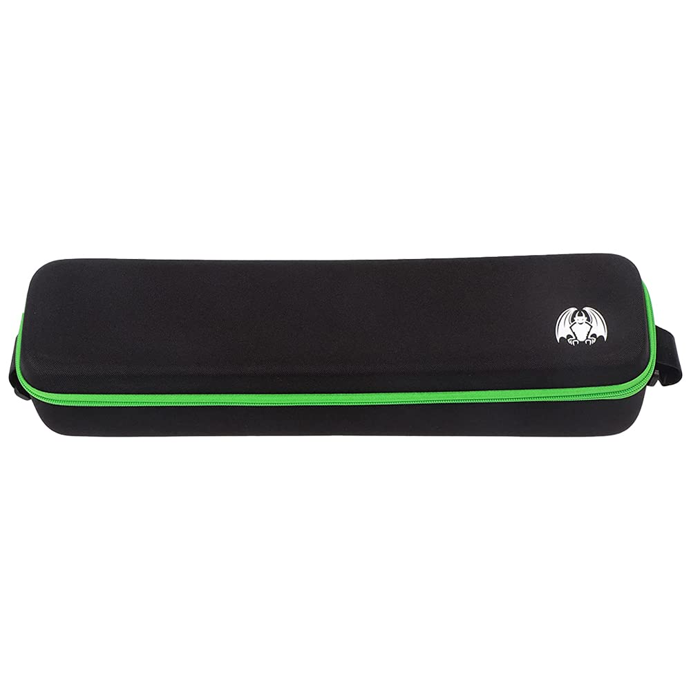 Grinning Gargoyle Collector Card Carry Case with Wrist and Shoulder Strap - Premium Portable Card Game Travel Case - Holds up to 1350 Cards or Multiple MTG Deck Box - Organise and Protect (Black)