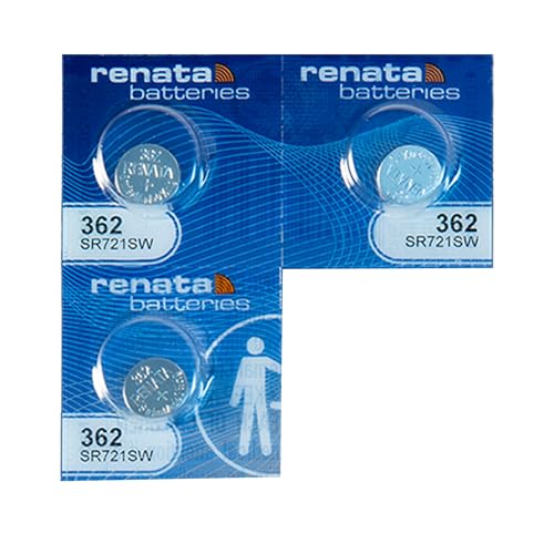 #362 Renata Watch Batteries 3Pcs