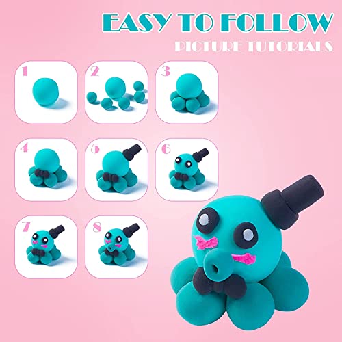 Edifon Air Dry Clay Kit, 36 Colors Modeling Clay Ultra Light Magic Clay With Tools, Safe And Non-Toxic Modeling Clay, Ideal Gift For Kids (36 Colors+ Tools) #TOP3