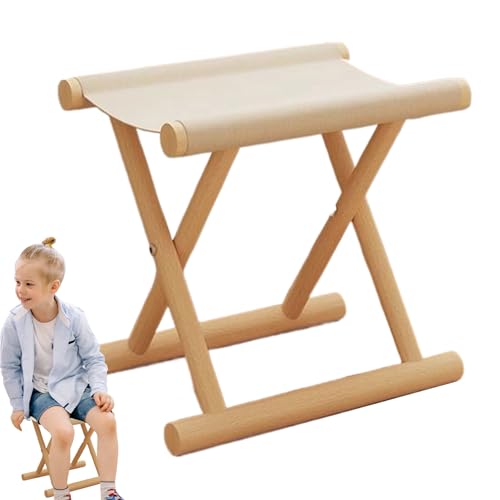 Taburete plegable pequeño para jardín, camping y pesca 2
