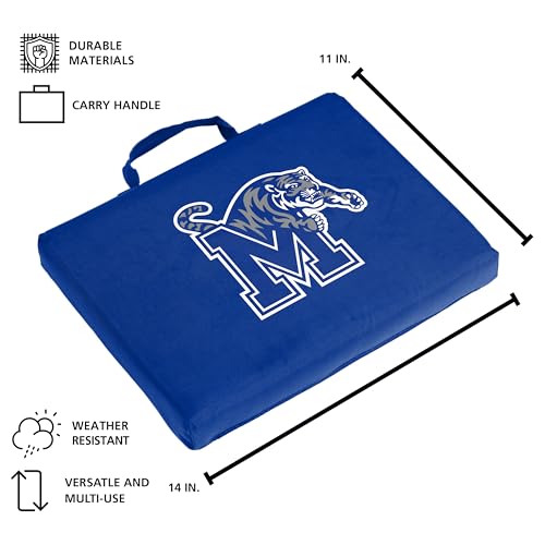 Logo Brands NCAA Memphis Tigers Unisex Adult Bleacher Stadium Cushion, One Size, Team Color