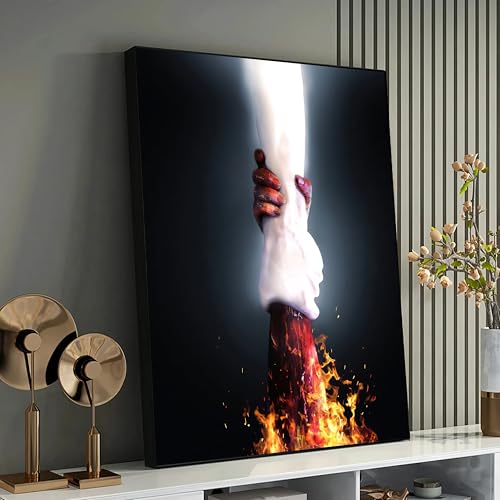 Décoration murale Étreinte tableau salon 80x120cm sans cadre
