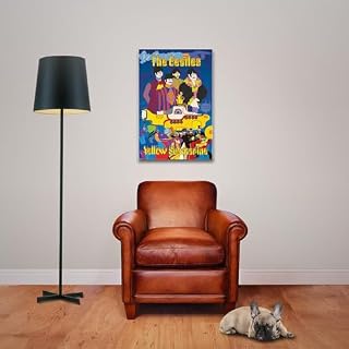 The Beatles Poster musical classique Jaune sous-marine 61 x 91,5 cm - Les Beatles, Paul McCartney, John Lennon, RIngo Starr, George Harrison The Beatles Poster musical classique Jaune sous-marine 61 x 91,5 cm – Image 3