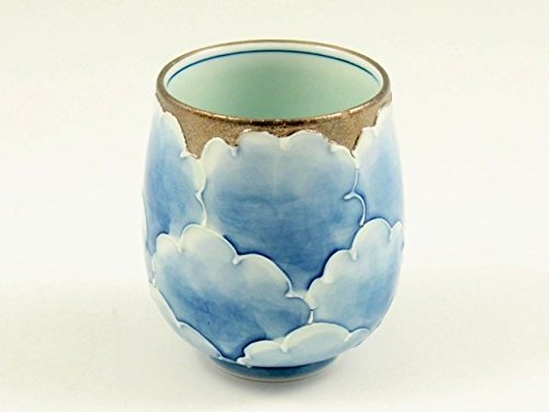 Amazon | 有田焼 文山窯 金牡丹・プラチナ牡丹 組湯呑(夫婦湯呑