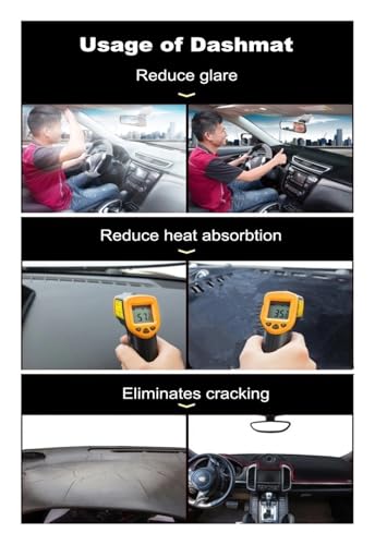 Parasol para salpicadero RHD que reduce el calor en viajes largos 6