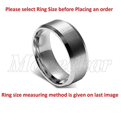 Image of Moneekar Jewels 18k Stainless Steel Ring for Men and Women