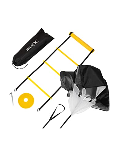 Kit d'entraînement sprint JELEX et coordination 13 pièces pour agilité football