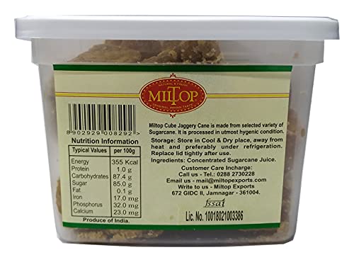 Image of Miltop Jaggery Cube Box, 400 g