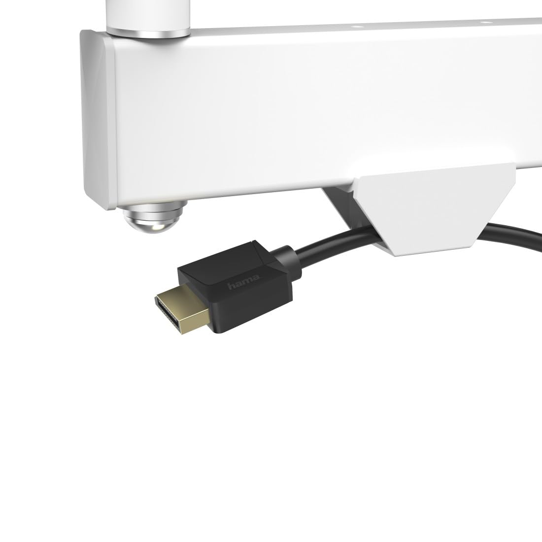 TV Wall Mount, Swivel, Telescopic, 122 cm (48"), up to 20 kg, Schwarz/Weiß, Extra klein - Image 4