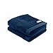 Produktbild TOM TAILOR Handtuch, 2er Set, 50 x 100 cm, 100% Baumwolle / Frottier, mit Aufhänger und Label mit Logo, COLOR BATH TOWEL Blau (Dark Navy)