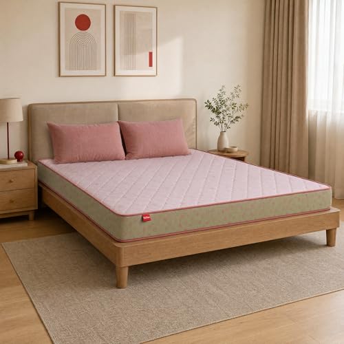 Kurlon Ortho Natural Grid Mattress | Double Size 78x48x8 Inches | Firm Natural Smart Grid Coir | Support that Adapts to You | Adaptive Back Support | Better Pressure Relief | 10 Years Warranty
