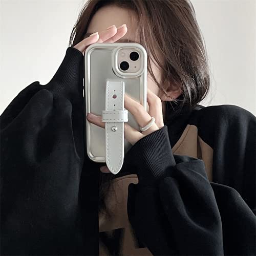 Étui de téléphone souple et élégant BSAPP en cuir plaqué pour iPhone 13 Pro Max