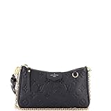 Louis Vuitton, Pre-Loved Easy Pouch on Strap Monogram Empreinte Leather, Black