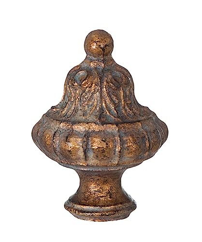Image of B&P Lamp Roman Style Large Lamp Finial, Copper Finish