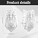 3D Owl Wall Light - LED Night Light, Battery Operated , Cute 3D Printed Resin Animal Lamp for Bedroom, Staircase, Hallway, Kitchen - Easy Install Wall Sconce Decoration (Warm Light, 16*11*7CM)