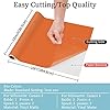 Permanent Vinyl for Cricut - 10Ft Matte Orange Adhesive Vinyl Sheets, vinyl for Cricut, Silhouette & Cameo, Vinyl for Mug, Cup, Window & Home Deco,and other DIY projects #2