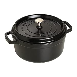 Staub Round Dutch Oven 4-Quart Matte Black