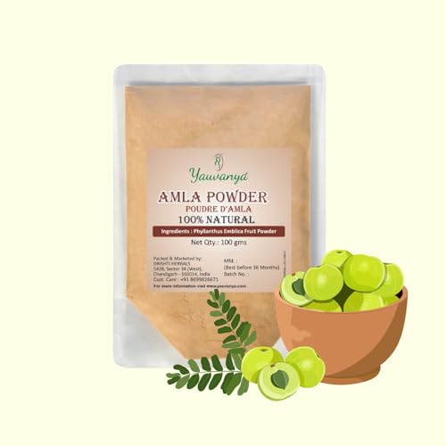 Pure Amla en polvo para cabello 300 gms pack 3x100 gms miniatura 2