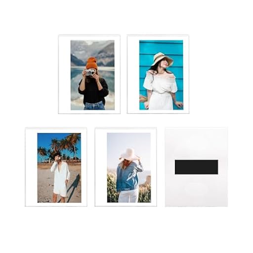 HIYQIN Pack de 5 marcos magnéticos acrílicos para Fuji Instax Wide 400/300/210/EVO, marco magnético para nevera – Versión vertical | Ya disponible en tu tienda friki favorita! En mundofriki.es!