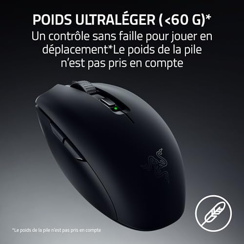Ratón Razer Orochi V2 Gaming sans fil 16000 DPI Ergonomique - vue 3