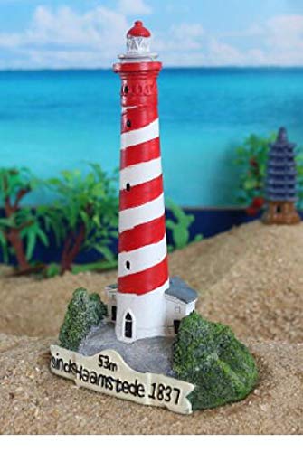 Zamtac Lighthouse Dutch Lighthouse Resin Handicraft Accessories Decorative Building Series Ligh Sculpture Crafts Statue Home Decoration - (Color: Mottled, Size: 20Pc) #TOP1