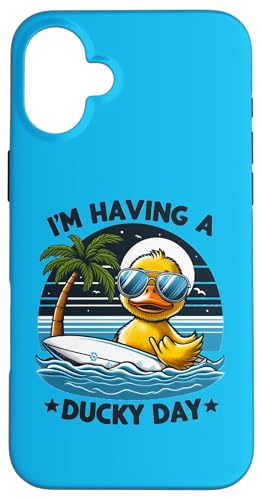 Having a Ducky Day 킢Aq̃T[tB X}zP[X iPhone 16 Plus p