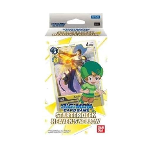 Digimon English TCG ST-3 Starter Deck Heaven's Yellow - 54 Cards