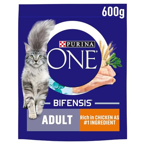 ONE Adult Rich in Chicken Dry Cat Food 600g PMP Packs (Pack of 4)