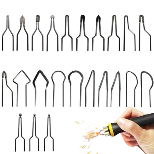 23 Piezas Kit de Puntas Pirográficas, Puntas de Alambre, Puntas de Alambre de Pirografía, Puntas Pirograbado, Pirografo, Repuesto Quemar Madera Mini para Máquina de Grabado de Madera