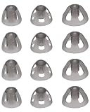 DLDIZM Cupole per Apparecchi Acustici 12 Pezzi Set di Gommini Sostituzione Universali in Silicone Morbido Taglie per BTE RIC Antistatico Lavabile Confezione da 12 Cupole