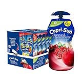 Capri-Sun Cherry & Pomegranate, Boisson aux Fruits, Cerise et Grenade, 330ml, Pack de 15 Poches