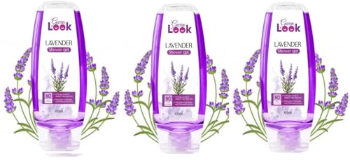 Image of Glowhouse Lavender Shower Gel Body Wash Goodness Of Lemon For Soft Glowing Skin 100ml Pack of 3