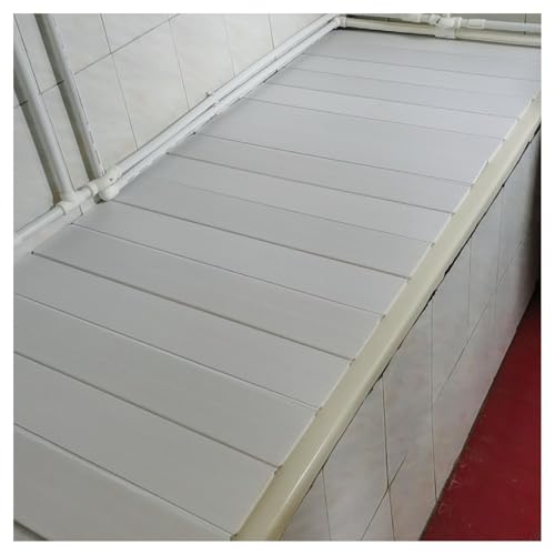 ShAzanz Bandeja Bañera Plegable PVC Cubierta De Bañera, Cubierta Aislamiento Tablero Polvo Cubierta Aislamiento Bañera, Impermeable Bandejas para Bañera, 0,6cm Espesor Plegable(75x160x0.6cm)
