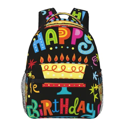 Sac à dos étanche adulte Happy Birthday pour protéger vos affaires de la pluie