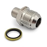 10AN Breather Fitting Adapter - Compatible with Honda Civic S2000 - Compatible with Acura RSX TSX K-Series K20 K24, D17 R18 Engine (PCV)