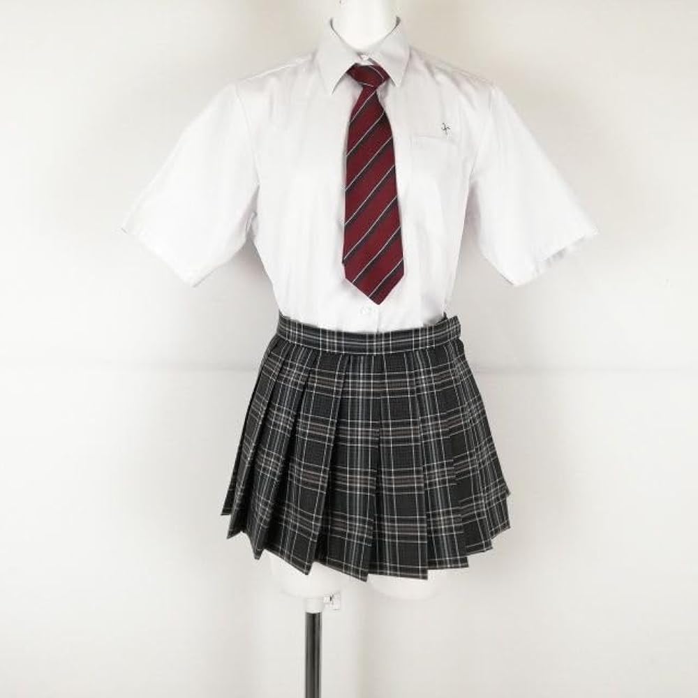制服コスプレ　ネクタイ　スカート　チェック　ブラウス 制服コスプレネクタイスカートチェックブラウス