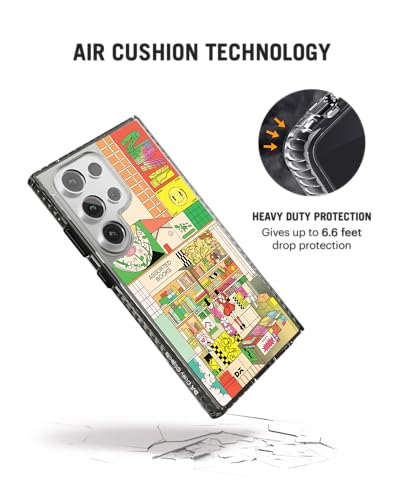 Image of DailyObjects Case for Samsung Galaxy S24 Ultra Stride 2.0 TBR (to be Read) Compatible with Magnetic Wireless Charging Slim Back Cover with Inner Magnetic Ring Shockproof