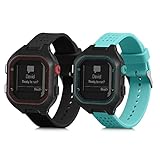 SET DE RECAMBIOS: Con este kit de 2x correa para reloj inteligente podrás darle una nueva vida en color negro / menta a tu smartwatch siempre que te apetezca.