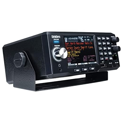 Uniden SDS200 Advanced X Base/Mobile Digital Trunking Scanner, Incorporates The Latest True I/Q Receiver Technology, Best Digital Decode Performance in The Industry