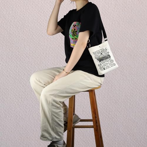 MNIGIU W Musical Encouragement Quote Crossbody Bag W Merch For W Musical Fans4