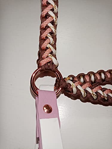 Cabezada Aguzzi para caballo de Biothane Basic y Paracord 550 hecho a mano 2