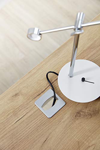 Germania Schreibtisch GW-Liono | In Weiss und Navarra Eiche | 158 x 75 x 79 cm - 4005949415706 Germania Schreibtisch GW-Liono | In Weiss und Navarra Eiche | 158 x 75 x 79 cm