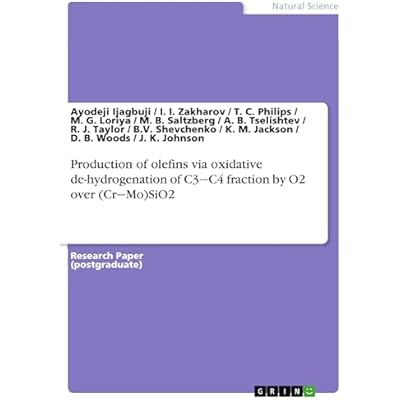 Production of olefins via oxidative de-hydrogenation of C3‒C4 fraction by O2 over (Cr‒Mo)SiO2