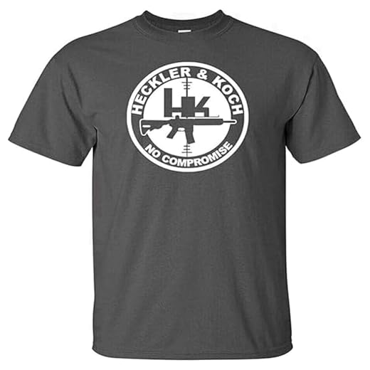 Men's Heckler Koch No Compromise T Shirt Size L