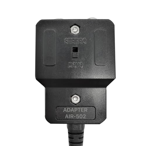 Pdflie 7mm Plug to Dual GA Female Plug, Audio Adapter with Mono/Stereo Switching for General Aviation Headset (Military Wiring) by Pdflie - Image 3