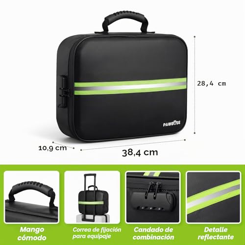Caja fuerte ignífuga PAWBOSE para documentos importantes y tarjetas 3